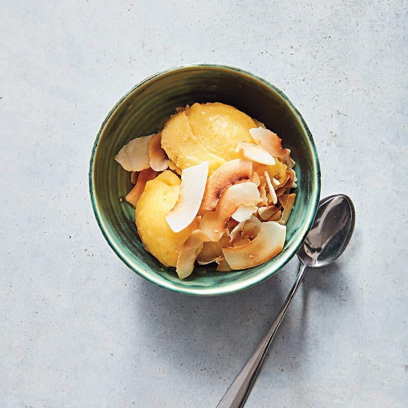 Photo de Crème glacée banane-mangue à la noix de coco prise par WW