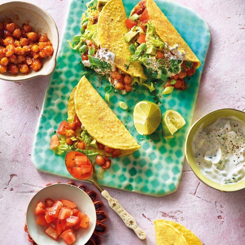 Foto Avocado-Kichererbsen-Tacos mit Sour Cream von WW