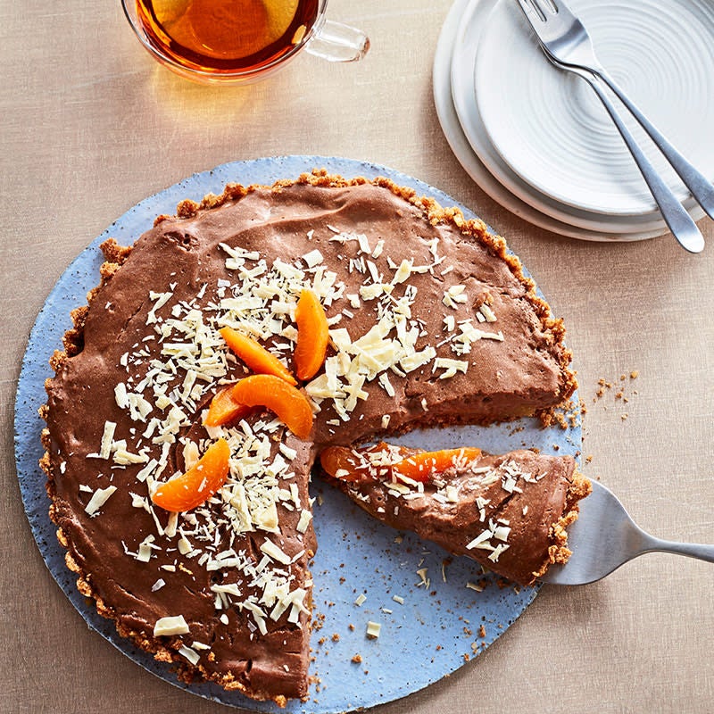 Photo de Tarte aux abricots et au chocolat prise par WW
