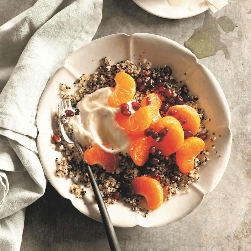 Photo de Breakfast bowl au quinoa, clémentine et grenade prise par WW