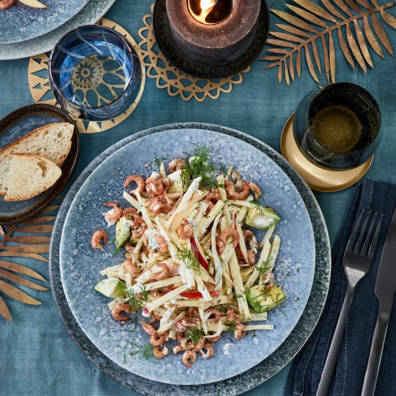 Photo de Salade Waldorf aux crevettes prise par WW