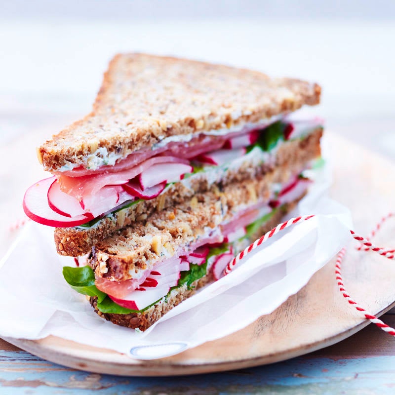 Photo de Sandwich au jambon et aux radis prise par WW