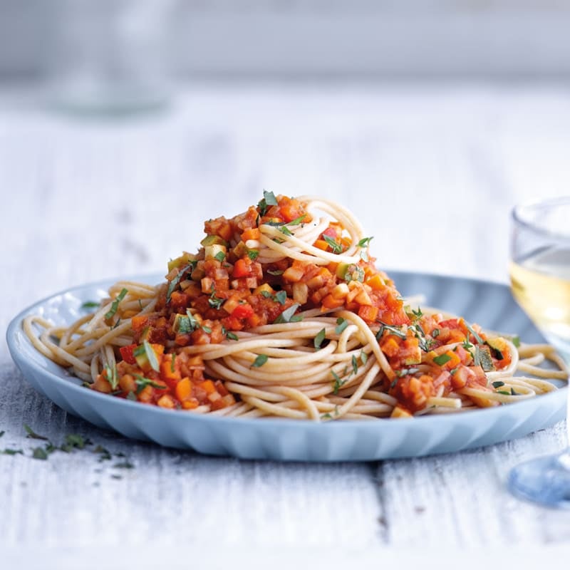 Photo de Spaghettis aux légumes bolognese prise par WW