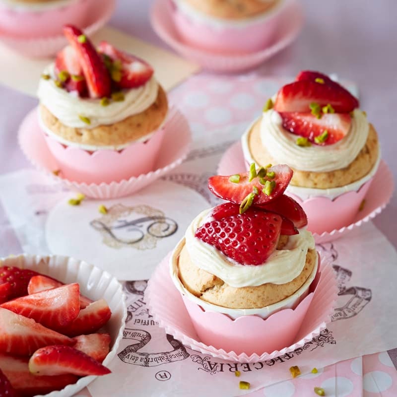 Photo de Cupcakes aux fraises prise par WW