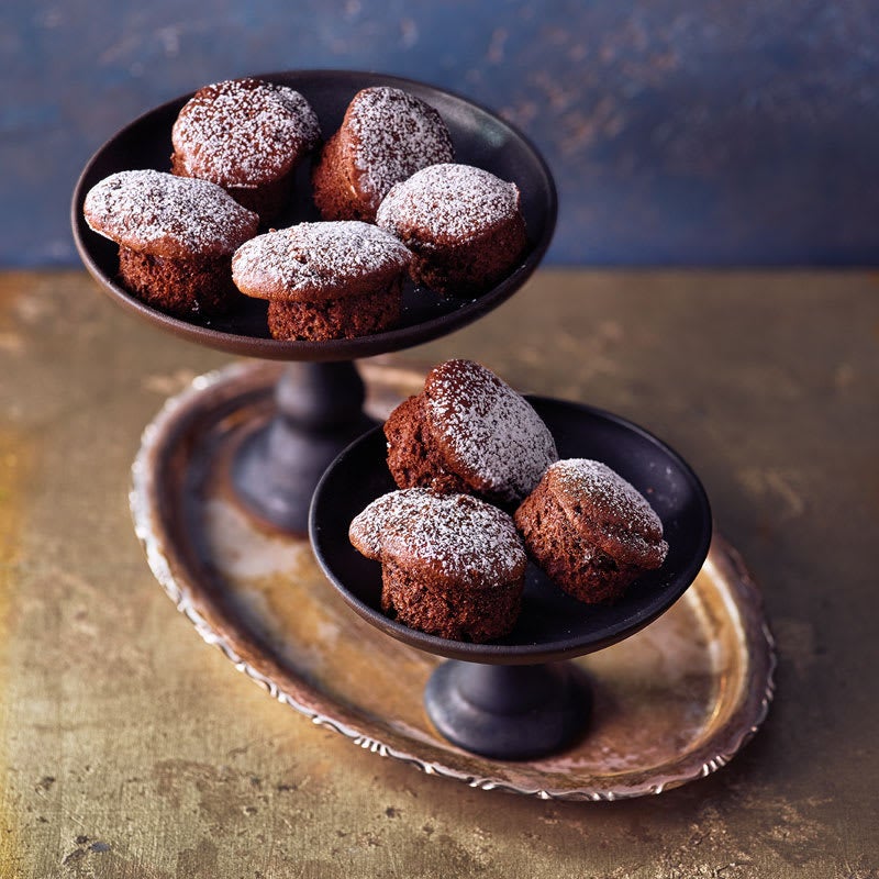 Foto Schoko-Mini-Muffins mit Kaffee von WW