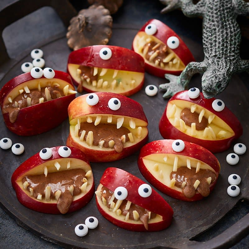 Photo de Pomme-monstre d'Halloween prise par WW