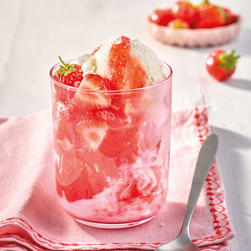 Photo de Pot de glace à la fraise prise par WW