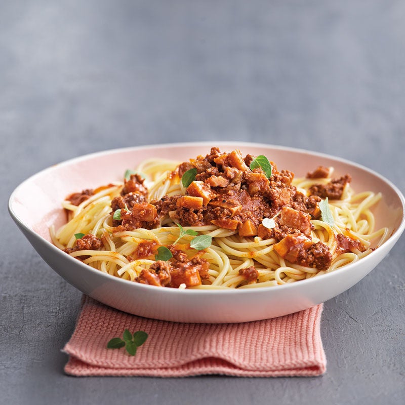 Schnelle Pilz-Bolognese mit Spaghetti | Gesunde Rezepte | WW Schweiz
